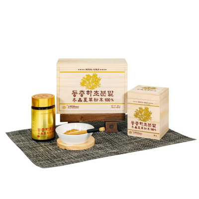 Bột Đông Trùng Hạ Thảo Hàn Quốc KGS hộp 90g x 2 lọ