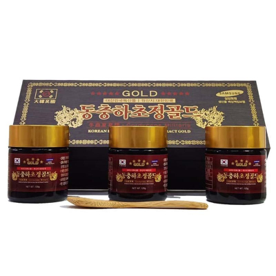 Cao Đông Trùng Hạ Thảo hộp gỗ 120g x 3 lọ