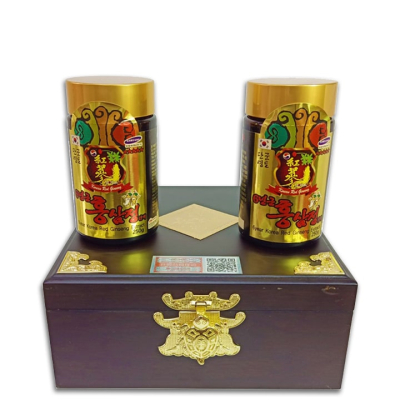Cao hồng sâm Kanghwa Hàn Quốc hộp gỗ 250g x 2 lọ