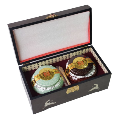 Cao hồng sâm linh chi Achimmadang hộp gỗ 500g x 2 hũ