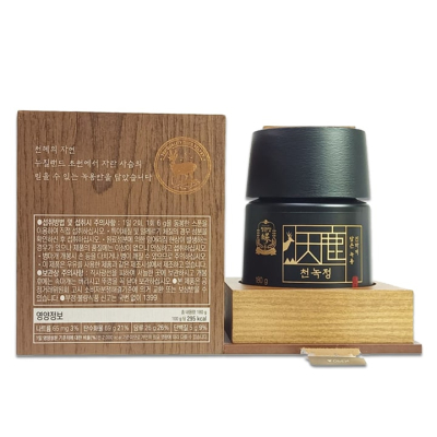 Cao hồng sâm nhung hươu hộp gỗ 180g Cheong Kwan Jang KGC cao cấp