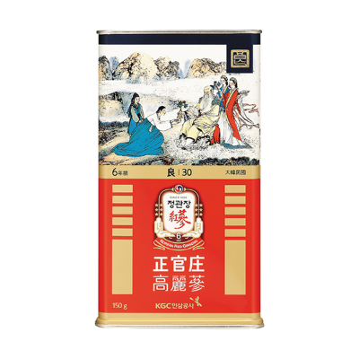 Hồng sâm khô Hàn Quốc KGC hộp thiết 150g (30 PCS 10 củ)