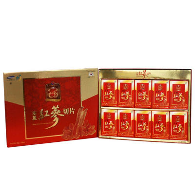 Hồng sâm lát tẩm mật ong Sambok Hàn Quốc 20g x 10 gói