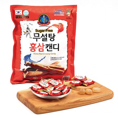 Kẹo hồng sâm không đường 365 Hàn Quốc 500g thượng hạng