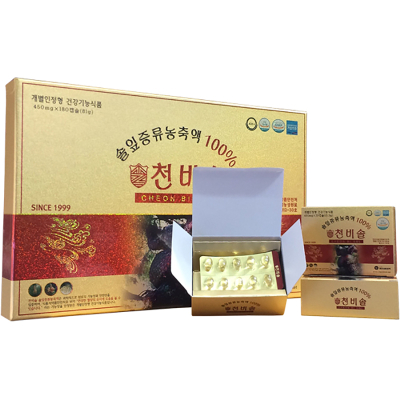 Tinh dầu thông đỏ Hàn Quốc Cheon Bi Sol cao cấp 180 viên