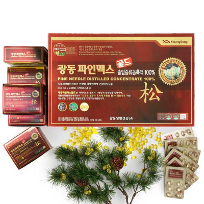Tinh dầu thông đỏ Kwangdong 120 viên Hàn Quốc chính hãng