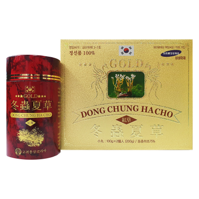 Viên Đông Trùng Hạ Thảo Kimsan Hàn Quốc 100g x 2 lọ