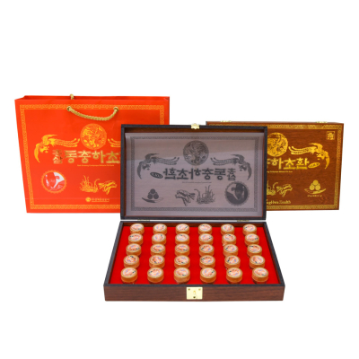Viên hồng sâm Đông Trùng Hạ Thảo Kanghwa 3.75g x 30 viên hộp gỗ