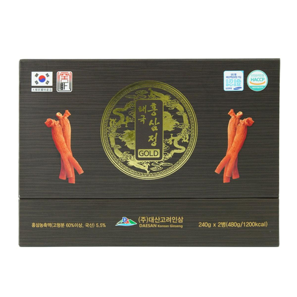 Cao Hồng Sâm Thái Cực Daesan cao cấp 2 lọ x 240g chính hãng Hàn Quốc
